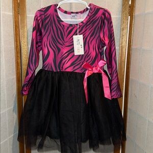 Pete + Lucy Girl’s Party Dress, Fierce Fuchsia size 3T